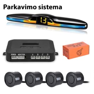 Parkavimo sistema su 4 davikliais, Trizzand