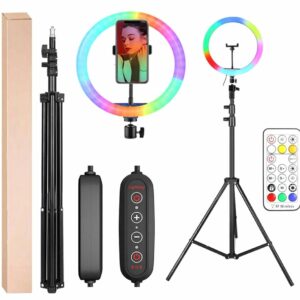 Rgb led žiedinė lempa, Trizzand USB 5V