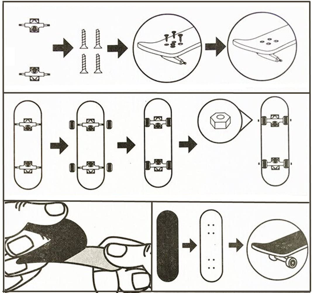 Medinė "Finger Board" riedlentė - Image 6