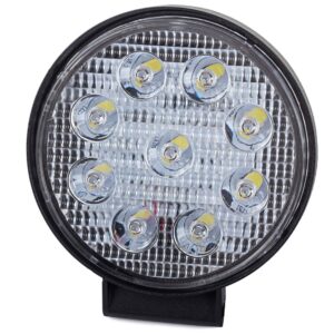Apvali automobilinė darbinė lempa, 9 LED