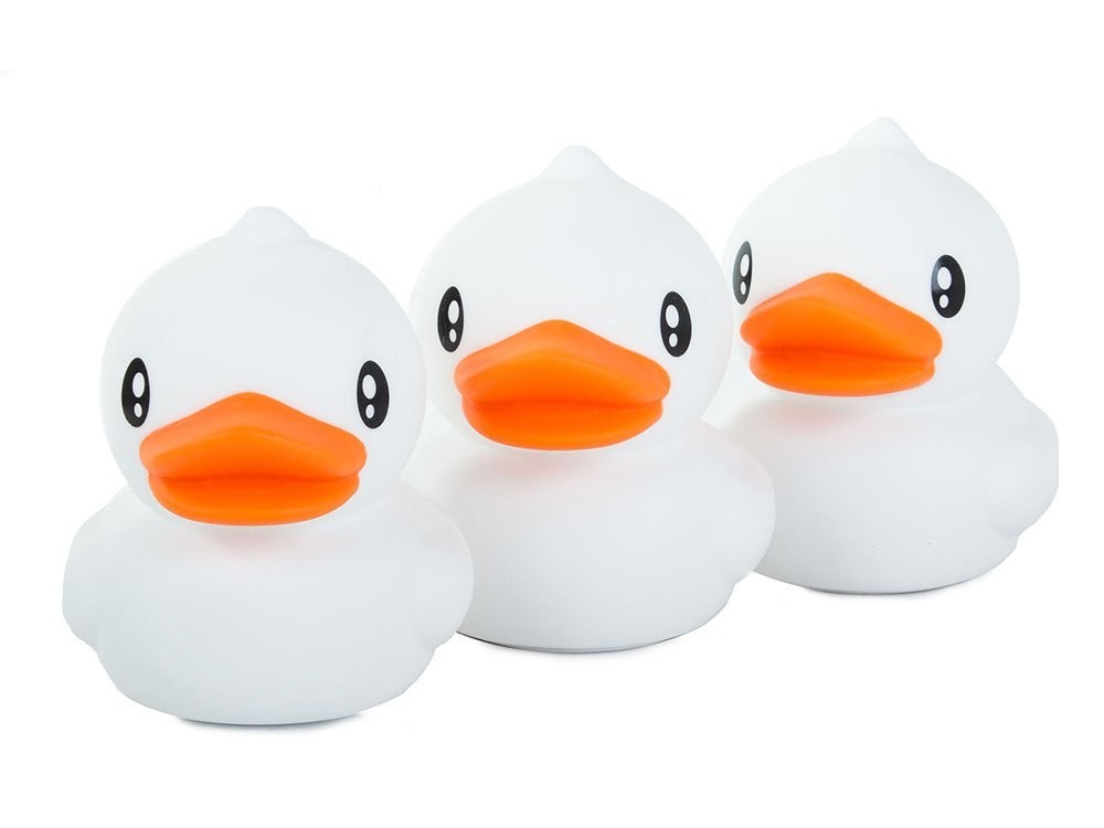 LED RGB naktinė lemputė vaikams „Antis“ su pulteliu, USB - Image 3