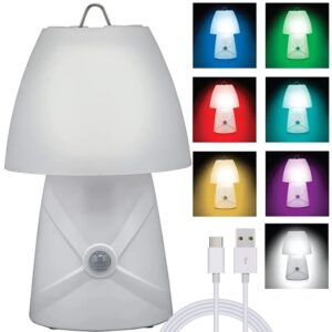 LED RGB naktinė lemputė vaikams su judesio jutikliu