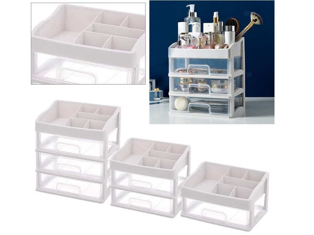 XXL kosmetikos dėžutė-organizatorius su stalčiais - Image 16